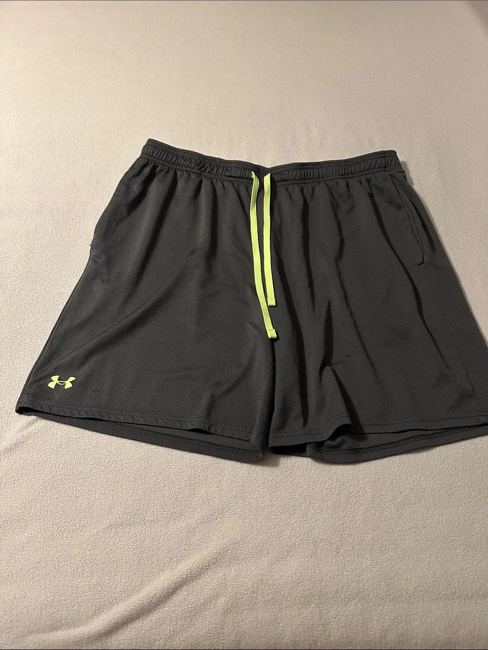 Under Armour Men’s Royal Blue and Charcoal Athletic Shorts 3-Pack